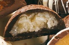Coconut egg - cross-section